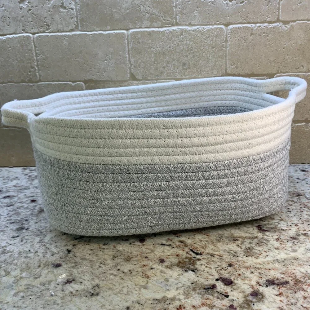 Rope Cotton Basket - NWOT